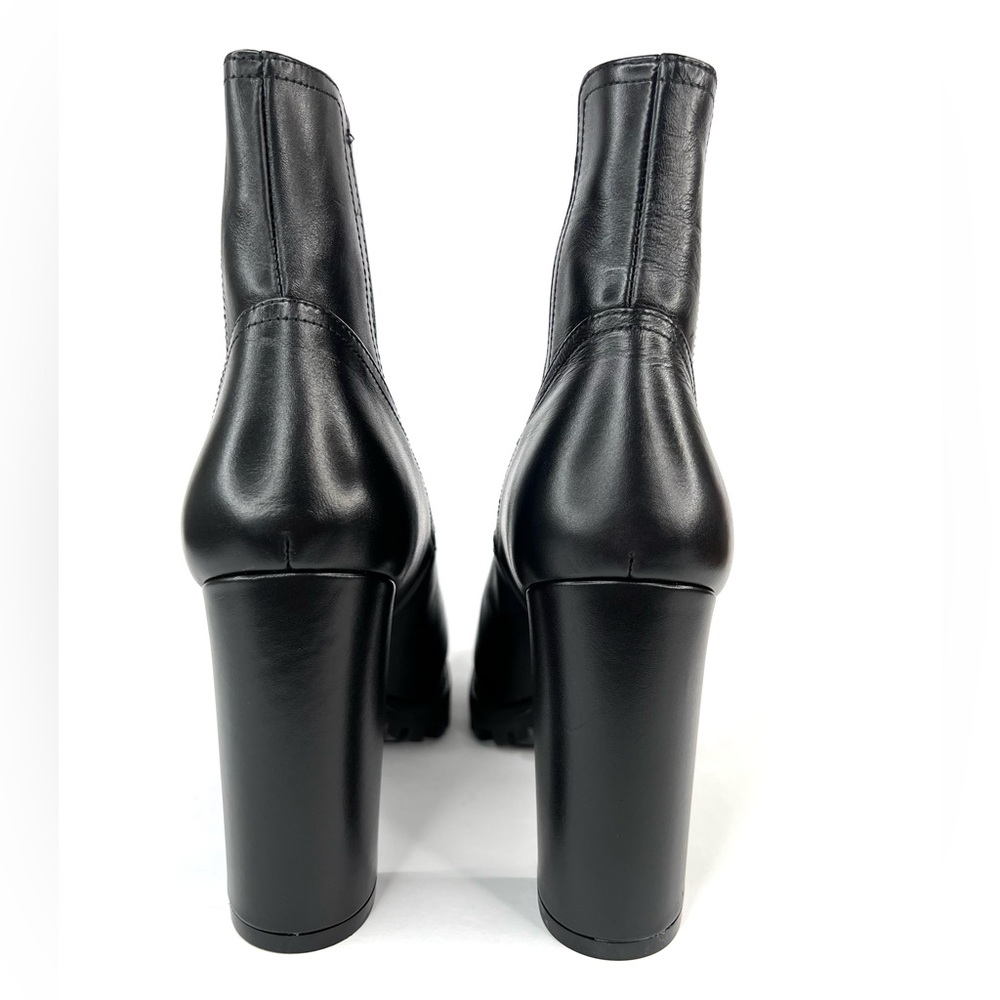 Stuart Weitzman Wenda Chelsea Lugged Ankle Leather Booties US 9.5 - EU 40 - Picture 6 of 10